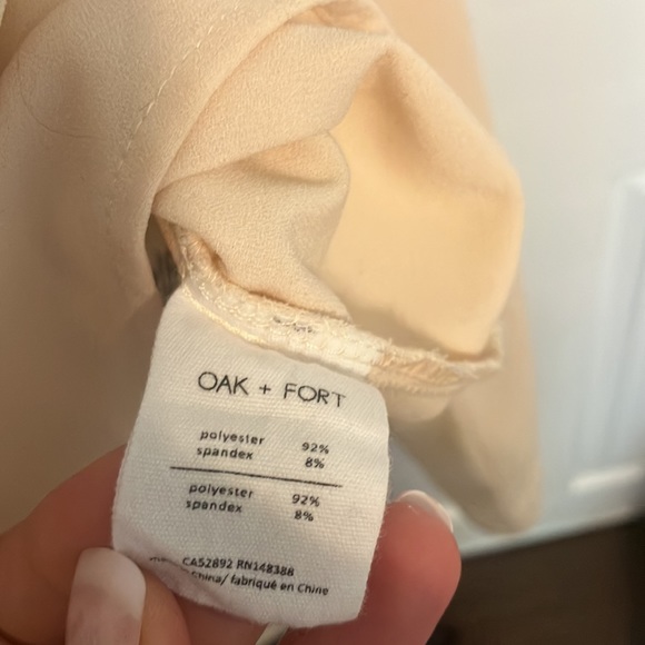 Oak + Fort long sleeve front tie shirt - Picture 4 of 4